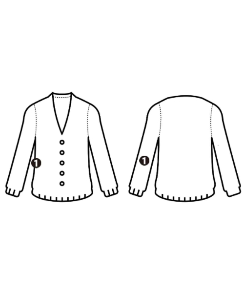 styling/（スタイリング）カーディガン 黒 サイズ:F レディース/2200649498024