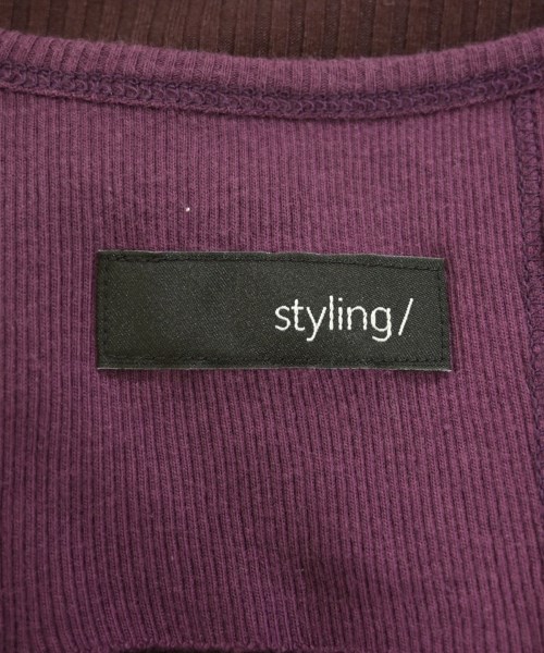 styling/（スタイリング）ニット・セーター 紫 サイズ:F レディース/2200718997038