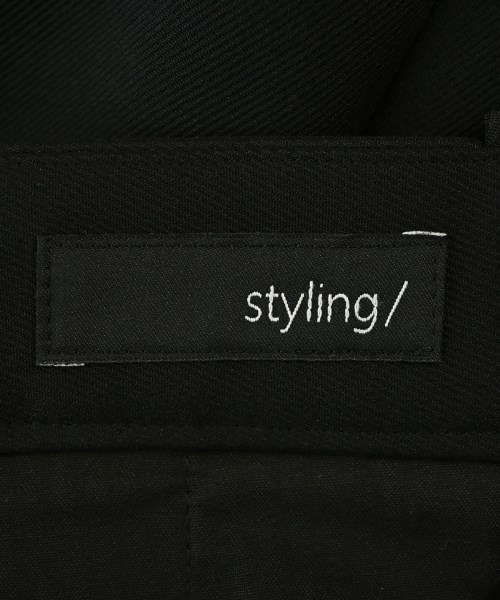 styling/（スタイリング）スラックス 黒 サイズ:0(XS位) レディース/2200724833061