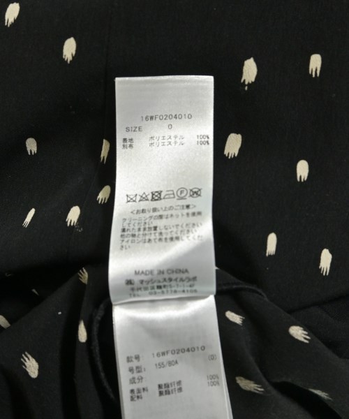 kei shirahata（ケイシラハタ）ワンピース 黒 サイズ:0(XS位) レディース/2200628768018