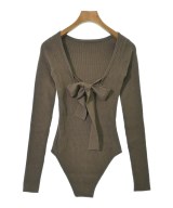 kei shirahata（ケイシラハタ）Tシャツ・カットソー 茶 サイズ:F レディース/2200626552053