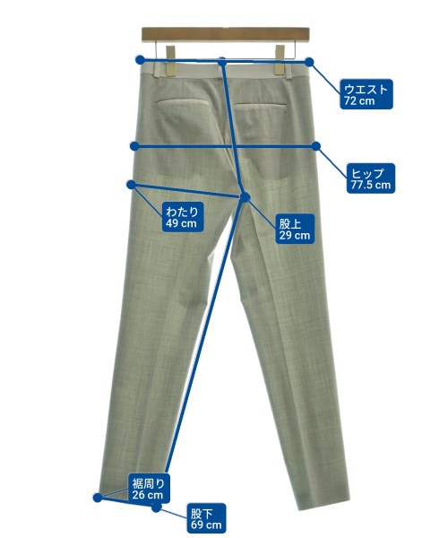 kei shirahata（ケイシラハタ）スラックス グレー サイズ:0(S位) レディース/2200650306042