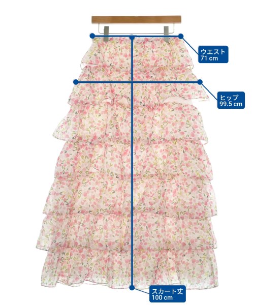 sister jane（シスタージェーン）ロング・マキシ丈スカート ピンク サイズ:M レディース/2200619094010