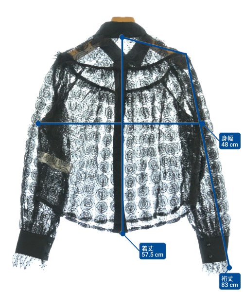 sister jane（シスタージェーン）ブラウス 黒 サイズ:S レディース/2200616682135