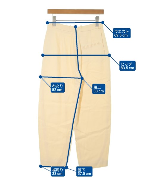 TOTEME（トーテム）スラックス 黄 サイズ:36(S位) レディース/2200640421076