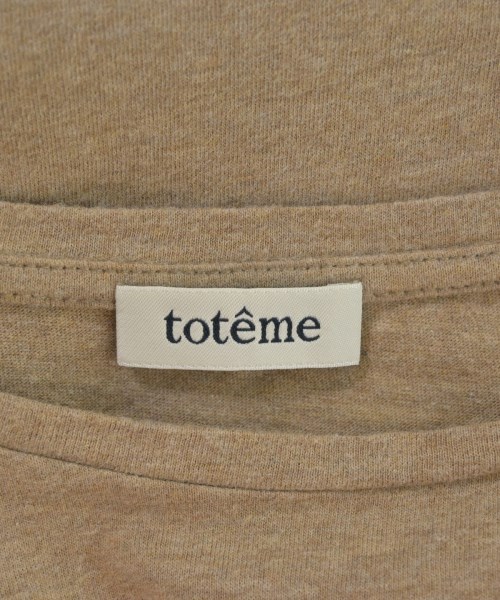 TOTEME（トーテム）Tシャツ・カットソー ベージュ サイズ:M レディース/2200691305073