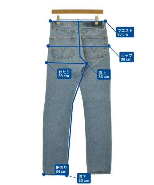 RE/DONE（リダン）デニムパンツ 青 サイズ:29(S位) メンズ/2200673335036