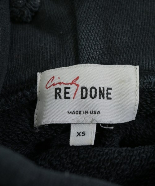 RE/DONE（リダン）パーカー 黒 サイズ:XS レディース/2200640715380