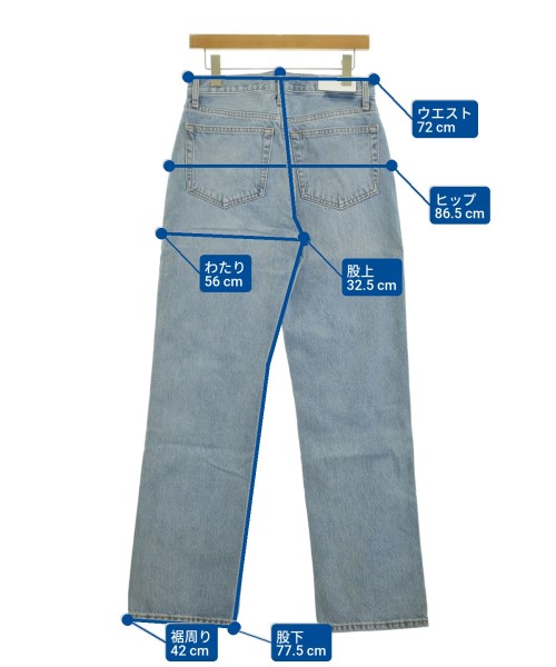 RE/DONE（リダン）デニムパンツ 青 サイズ:28(L位) レディース/2200681490048