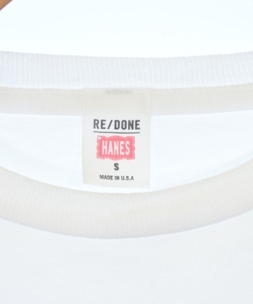 RE/DONE（リダン）Tシャツ・カットソー 白 サイズ:S レディース/2200690640106