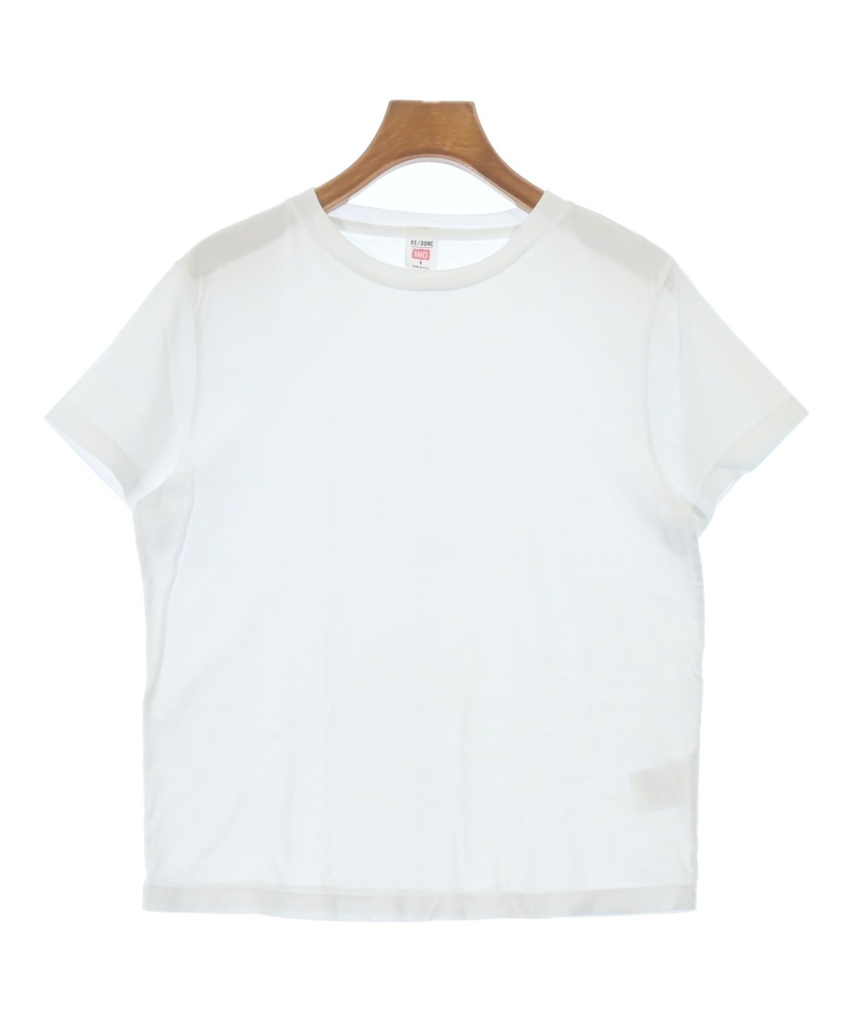 RE/DONE リダン　Tシャツ Mサイズ RE/DONE（リダン）Tシャツ・カットソー 白 サイズ:S レディース
