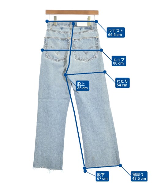 RE/DONE（リダン）デニムパンツ 青 サイズ:25(S位) レディース/2200646333076