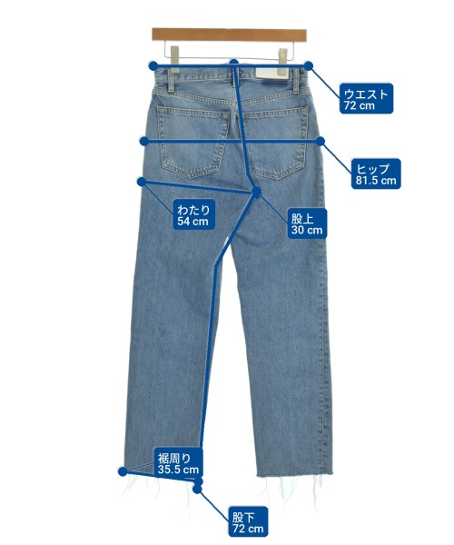RE/DONE（リダン）デニムパンツ 青 サイズ:26(M位) レディース/2200717936038
