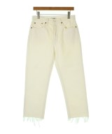 RE/DONE（リダン）デニムパンツ 白 サイズ:28(L位) レディース/2200701498245