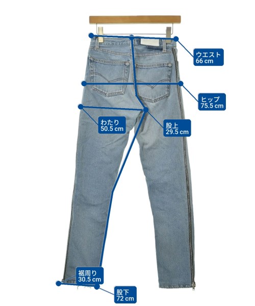 RE/DONE（リダン）デニムパンツ 青 サイズ:25(S位) レディース/2200664219345