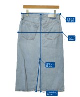 RE/DONE（リダン）ロング・マキシ丈スカート 青 サイズ:24(S位) レディース/2200725282028