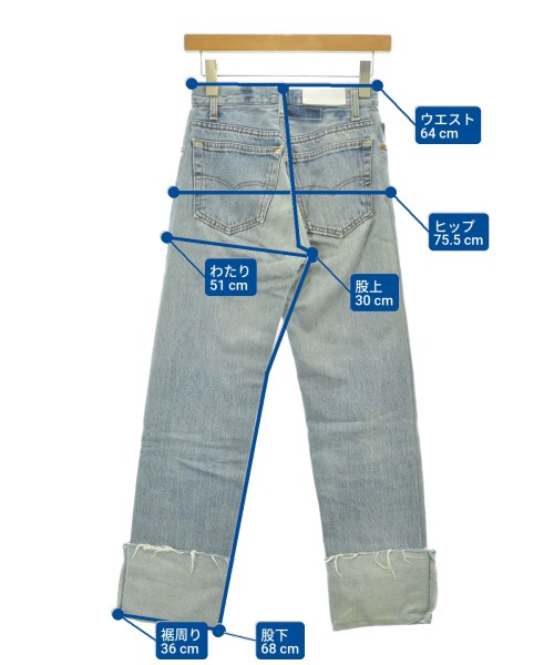 RE/DONE（リダン）デニムパンツ 青 サイズ:23(XS位) レディース/2200686558040