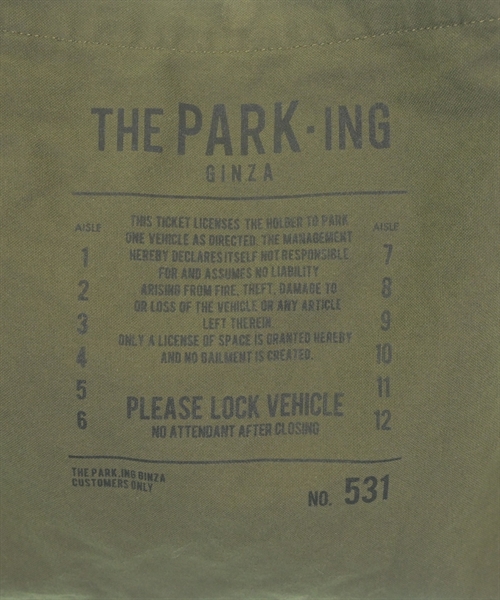THE PARK-ING（ザパーキング）ショルダーバッグ カーキ サイズ:F メンズ/2200611869104