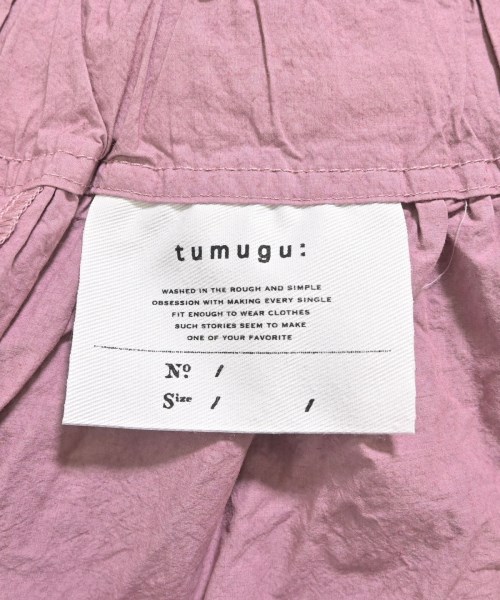 tumugu:（ツムグ）クロップドパンツ ピンク サイズ:F レディース/2200608895185