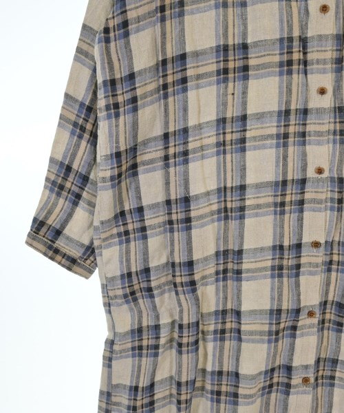 tumugu:（ツムグ）シャツワンピース ベージュ サイズ:F レディース/2200673877093