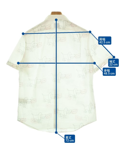 PS by Paul Smith（ピーエスバイポールスミス）カジュアルシャツ 白 サイズ:M メンズ/2200633766023