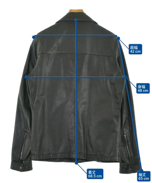 PS by Paul Smith（ピーエスバイポールスミス）ライダース 黒 サイズ:M メンズ/2200611863027