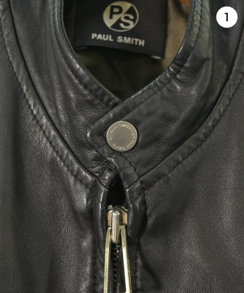 PS by Paul Smith（ピーエスバイポールスミス）ライダース 黒 サイズ:M メンズ/2200698402089