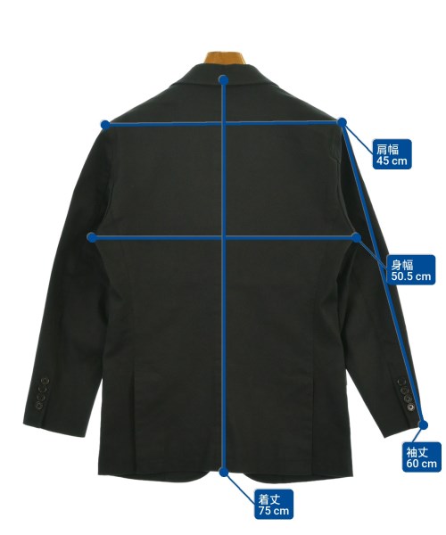 PS by Paul Smith（ピーエスバイポールスミス）カジュアルジャケット 黒 サイズ:M メンズ/2200654130025