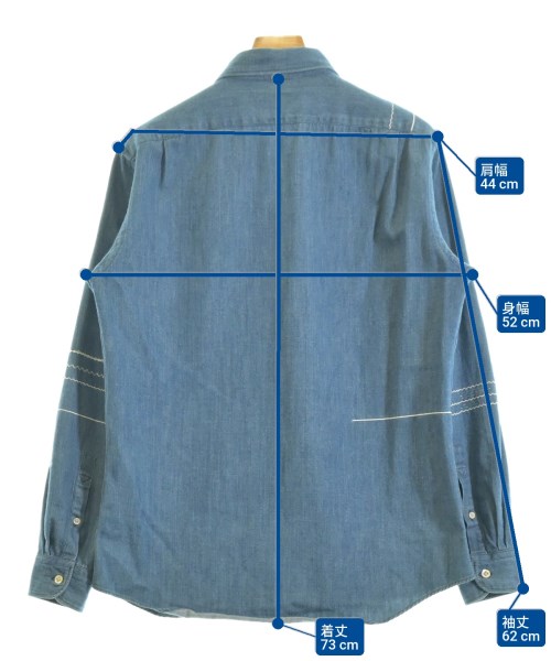 PS by Paul Smith（ピーエスバイポールスミス）カジュアルシャツ 青 サイズ:M メンズ/2200671532147