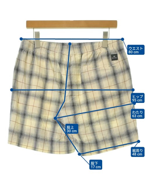 PS by Paul Smith（ピーエスバイポールスミス）ショートパンツ 白 サイズ:L メンズ/2200682961370