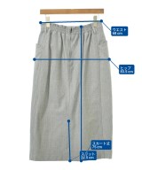 nota della mano sinistra（ノータデラマノシニストラ）ロング・マキシ丈スカート グレー サイズ:3(L位) レディース/2200634293115