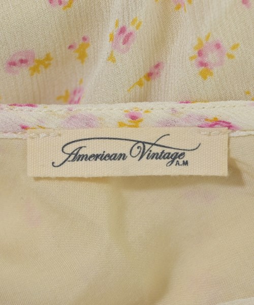 American Vintage（アメリカンヴィンテージ）ワンピース 黄 サイズ:XS/S レディース/2200659545206