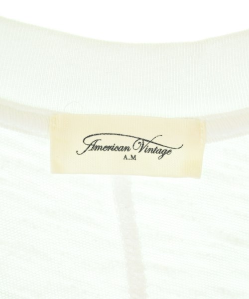 American Vintage（アメリカンヴィンテージ）Tシャツ・カットソー 白 サイズ:L レディース/2200703151124