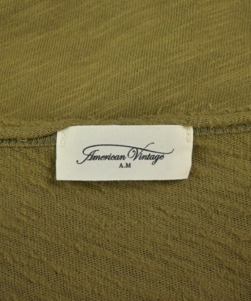 American Vintage（アメリカンヴィンテージ）Tシャツ・カットソー カーキ サイズ:L レディース/2200703151148