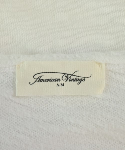 American Vintage（アメリカンヴィンテージ）Tシャツ・カットソー 白 サイズ:L レディース/2200703151155