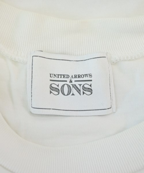 UNITED ARROWS&SONS（ユナイテッドアローズアンドサンズ）Tシャツ・カットソー 白 サイズ:S メンズ/2200635706065