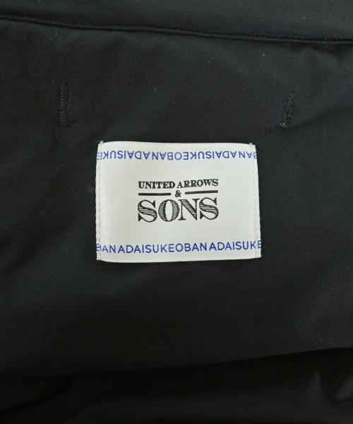 UNITED ARROWS&SONS（ユナイテッドアローズアンドサンズ）ダウンジャケット/ダウンベスト 黒 サイズ:L メンズ/2200638577013
