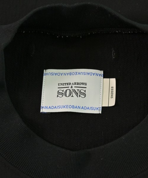 UNITED ARROWS&SONS（ユナイテッドアローズアンドサンズ）Tシャツ・カットソー 黒 サイズ:L メンズ/2200644251105
