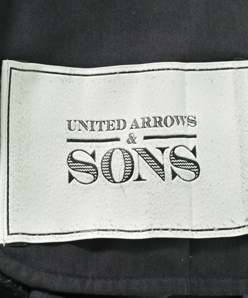 UNITED ARROWS&SONS（ユナイテッドアローズアンドサンズ）スラックス 黒 サイズ:M メンズ/2200543132017