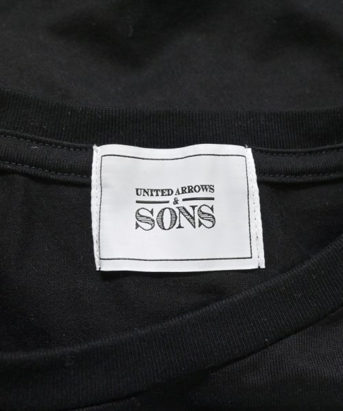 UNITED ARROWS&SONS（ユナイテッドアローズアンドサンズ）Tシャツ・カットソー 黒 サイズ:L メンズ/2200624992028