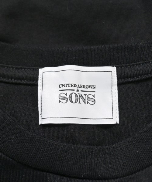 UNITED ARROWS&SONS（ユナイテッドアローズアンドサンズ）Tシャツ・カットソー 黒 サイズ:L メンズ/2200624992035