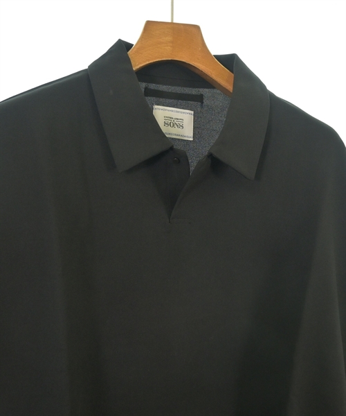 UNITED ARROWS&SONS（ユナイテッドアローズアンドサンズ）ポロシャツ 黒 サイズ:M メンズ/2200628304124