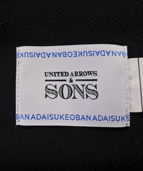 UNITED ARROWS&SONS（ユナイテッドアローズアンドサンズ）ブルゾン 黒 サイズ:L メンズ/2200631638070