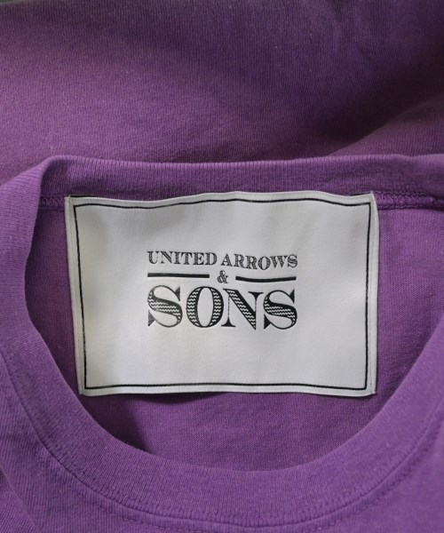 UNITED ARROWS&SONS（ユナイテッドアローズアンドサンズ）Tシャツ・カットソー 紫 サイズ:S メンズ/2200630733073