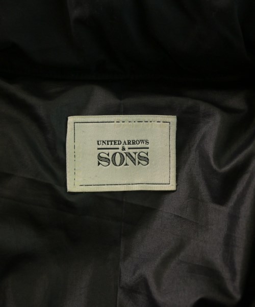 UNITED ARROWS&SONS（ユナイテッドアローズアンドサンズ）ダウンジャケット/ダウンベスト 黒 サイズ:L メンズ/2200625405015