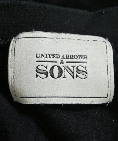 UNITED ARROWS&SONS（ユナイテッドアローズアンドサンズ）Tシャツ・カットソー 黒 サイズ:L メンズ/2200612188136