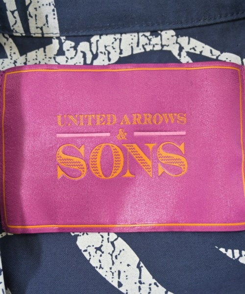 UNITED ARROWS&SONS（ユナイテッドアローズアンドサンズ）カジュアルジャケット 紺 サイズ:L メンズ/2200610701016