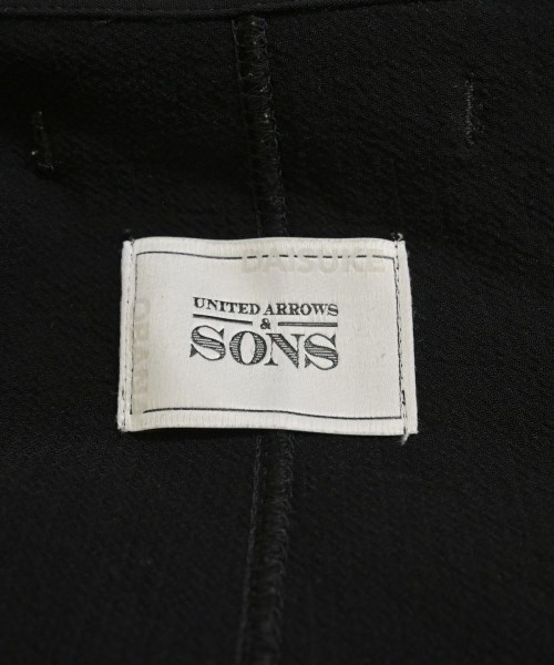 UNITED ARROWS&SONS（ユナイテッドアローズアンドサンズ）テーラードジャケット 黒 サイズ:L メンズ/2200619150082