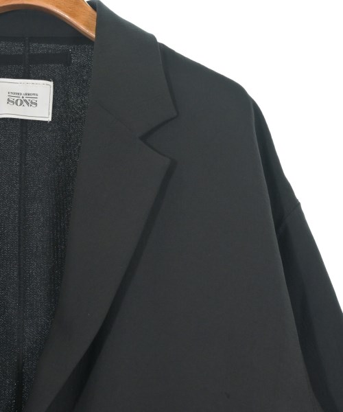 UNITED ARROWS&SONS（ユナイテッドアローズアンドサンズ）テーラードジャケット 黒 サイズ:L メンズ/2200619150082