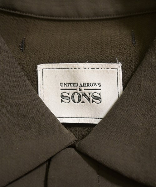 UNITED ARROWS&SONS（ユナイテッドアローズアンドサンズ）カジュアルシャツ 茶 サイズ:S メンズ/2200621208047